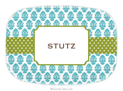 Betti Teal Melamine Platter