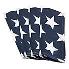 Star Design in Navy Napkin S/4
