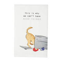 Dog Sentiment Kitchen Towel
