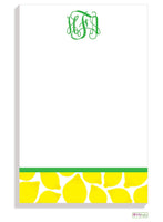 Personalized Lemonade Modern Notepad
