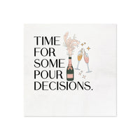 Time For Pour Decisions Napkins