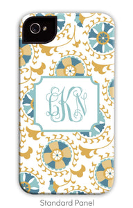 Paisley Beige & Teal Phone Case