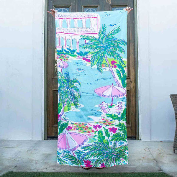 Oversized Beach Towel. – The Monogram Shoppe