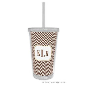 Herringbone Beverage Tumbler