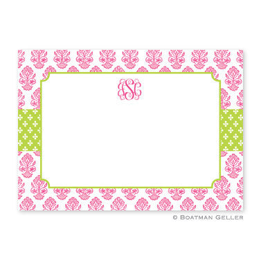 Beti Pink Flat Notecard