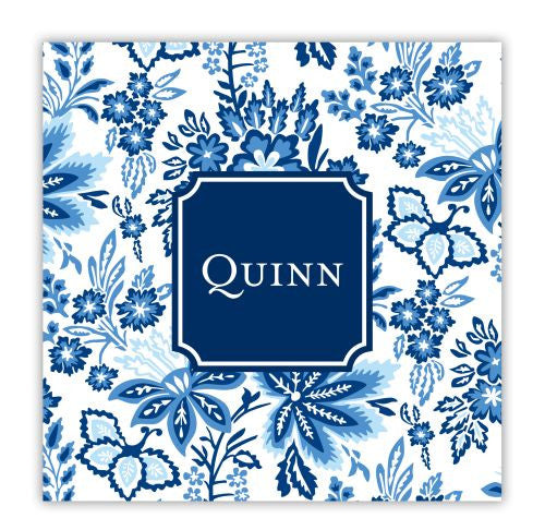 Classic Floral Blue Coaster