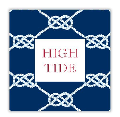 Nautical Knot Navy Coaster