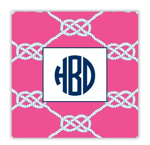 Nautical Knot Raspberry Coaster