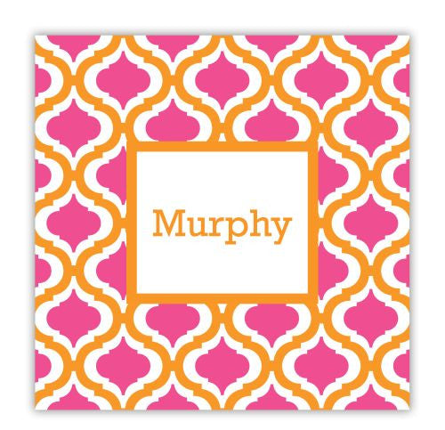 Kate Tangerine and Raspberry Coaster