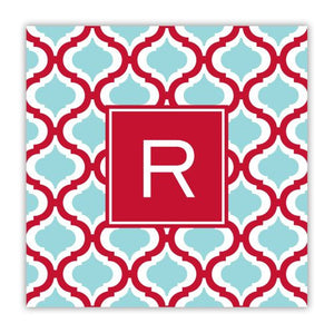 Kate Red and Teal Coaster