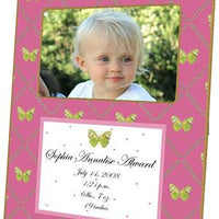 Fuchsia & Lime Butterfly Picture Frame