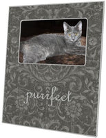 Grey Damask Picture Frame
