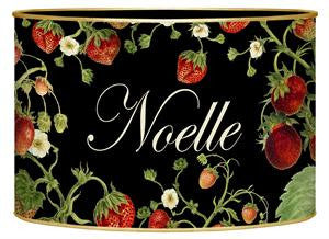 Strawberries on Black Letter Box