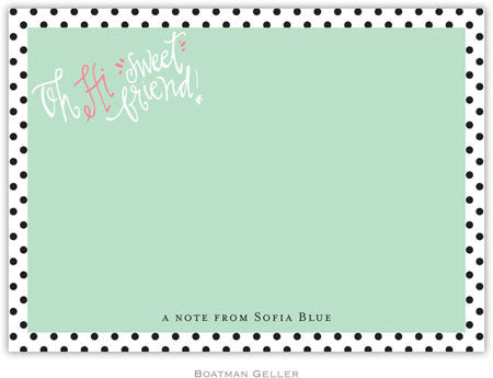 Sweet Friend Flat Notecard