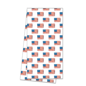 American Flag Cotton Tea Towel