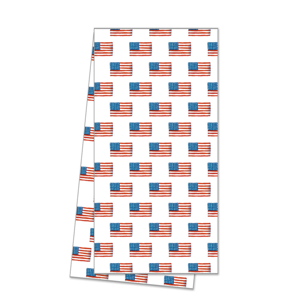 American Flag Cotton Tea Towel