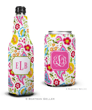 Bright Floral Koozies