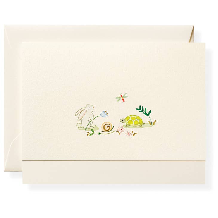 Turtle and a Hare Individual Notecard