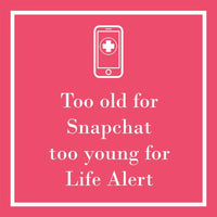 Too Old For Snapchat Cocktail Napkin