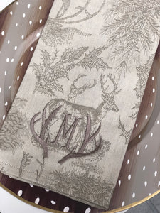 Jacquard Stag Towel