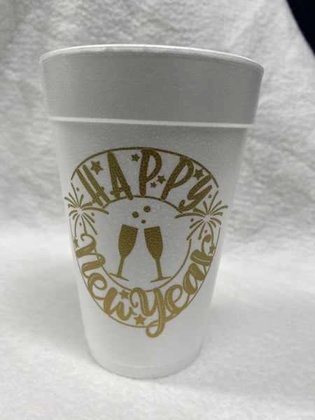 Yule Fuel Foam Cups  The Monogram Merchant