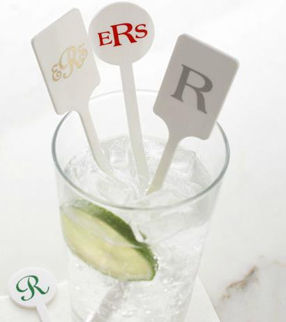 Personalized Plastic Stir Sticks