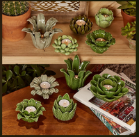 Succulent Candleholders
