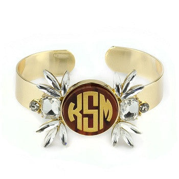 Monogrammed Vienna Cuff